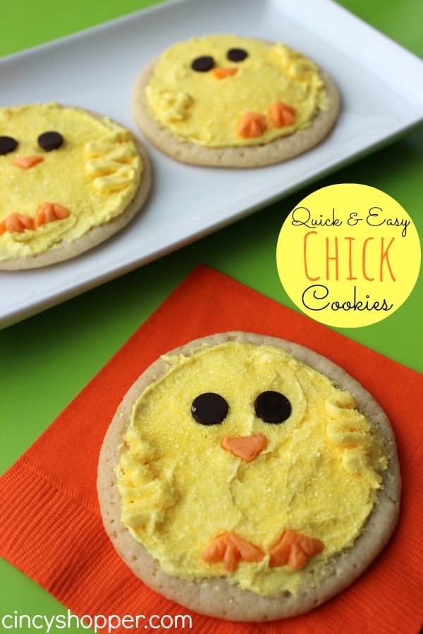 Easter Chick Sugar Cookies Recipe - CincyShopper