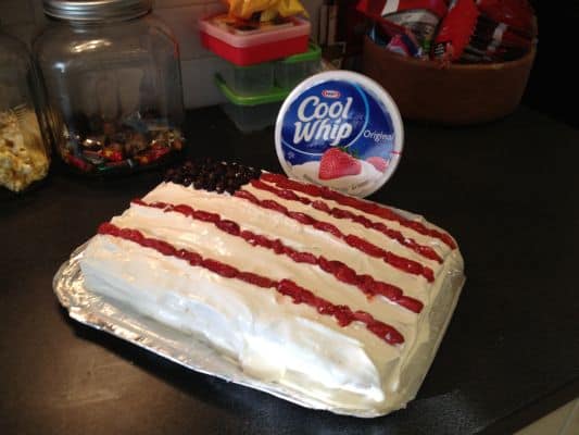 Desserts On A Budget Flag Cake Cincyshopper