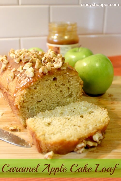 Caramel Apple Cake Loaf