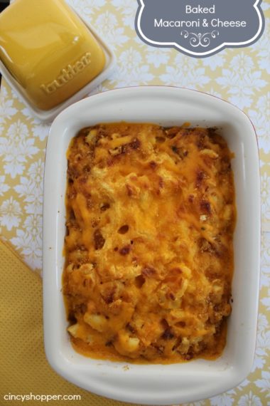 Baked Macaroni & Cheese Recipe - CincyShopper