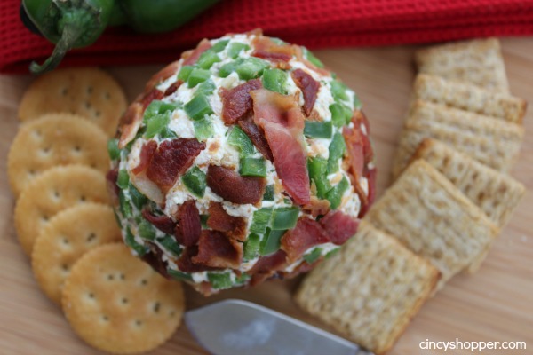 Bacon Jalapeno Cheese Ball - Simple to make. Great for party appetizer.