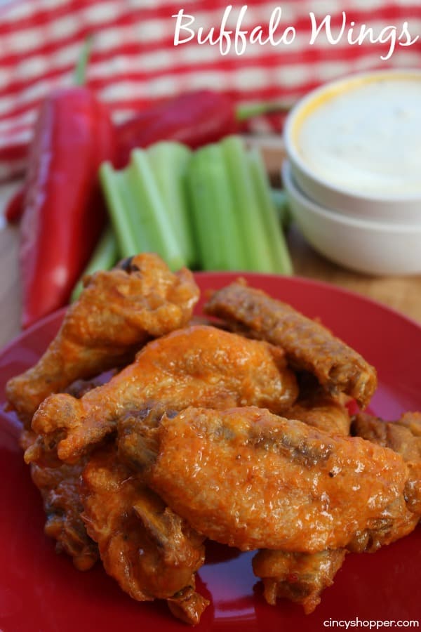 No Fry Buffalo Wings - Crispy Buffalo Wings without frying. Great for feeding a crowd.