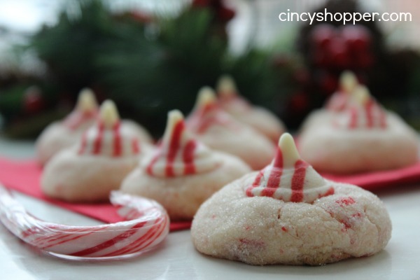 Peppermint Kiss Cookies. A touch of peppermint gives these easy cookie extra special flavor. Perfect Christmas cookie. 