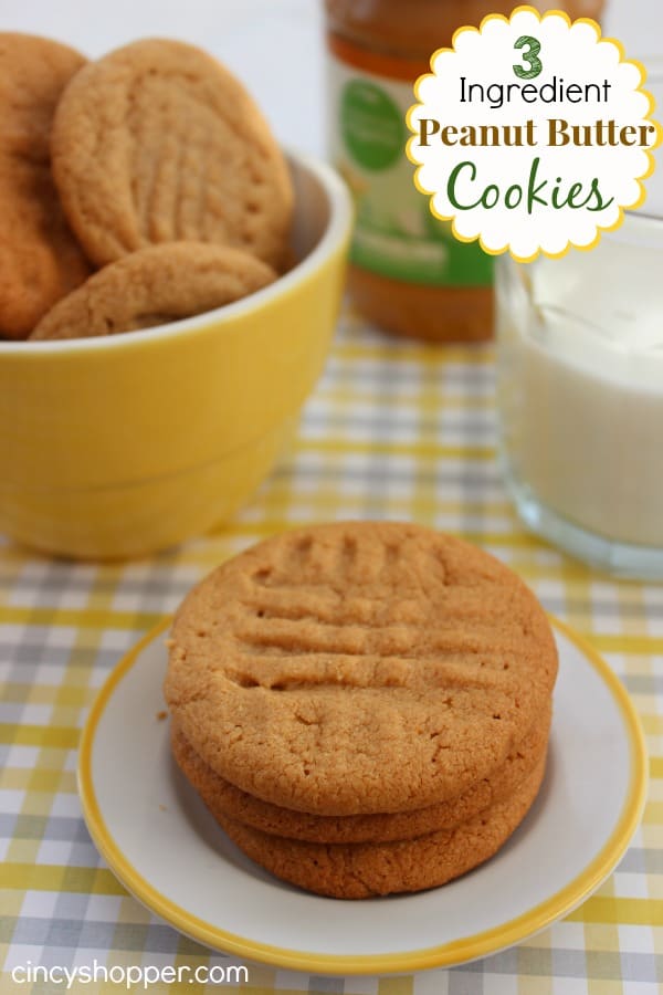 3 Ingredient Peanut Butter Cookies - CincyShopper