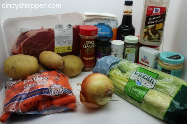 Ingredients to make Beef Stew