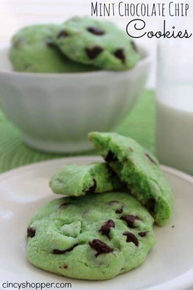 Mint Chocolate Chip Cookie Recipe - CincyShopper