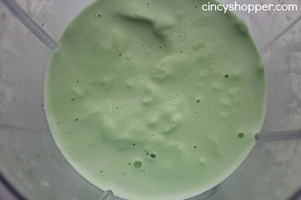 st patricks day green milkshake