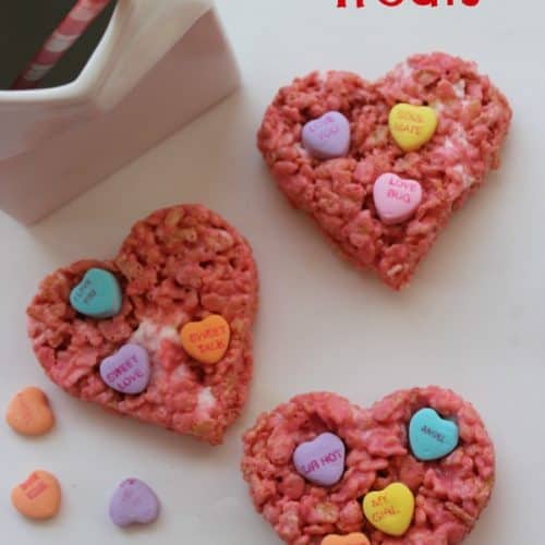 Valentine\'s Rice Krispie Treats - CincyShopper Valentine\'s Rice Krispie Treats - CincyShopper
