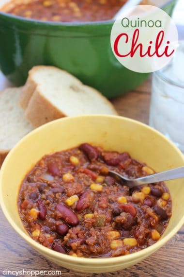 Quinoa Chili Recipe - CincyShopper