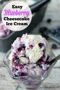 No Churn Easy Blueberry Cheesecake Ice Cream - CincyShopper