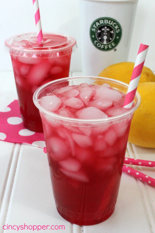 Copycat Starbucks Passion Tea Lemonade Recipe- The perfect cold drink for spring and summer. Make yours at home and save $$'s.