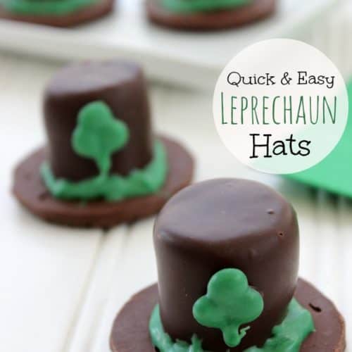 St Patrick s Day Marshmallow Leprechaun Hats