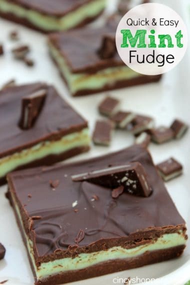 Mint Fudge Recipe - CincyShopper