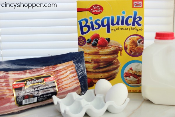 Pancake Bacon Dippers In