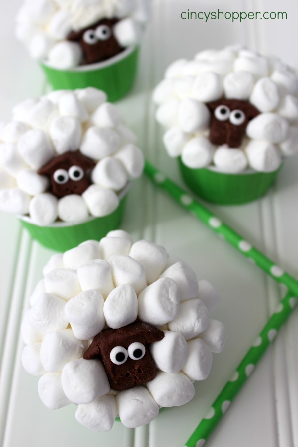 Sheep Easter Cupcakes