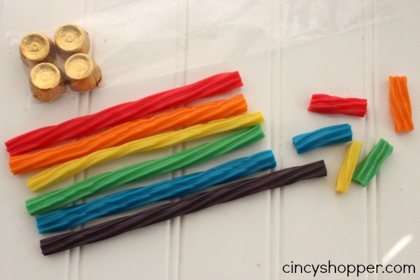 St Patrick's Day Rainbow Twizzler Treat Bags