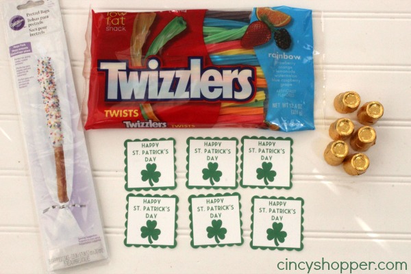 St Patrick's Day Rainbow Twizzlers