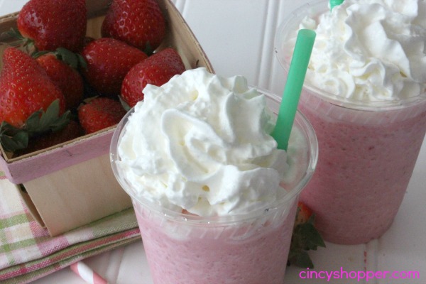 CopyCat Starbucks Strawberries & Creme Frappuccino Recipe 5