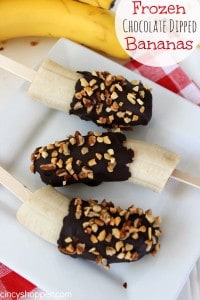 Frozen Chocolate Dipped Bananas Recipe - CincyShopper