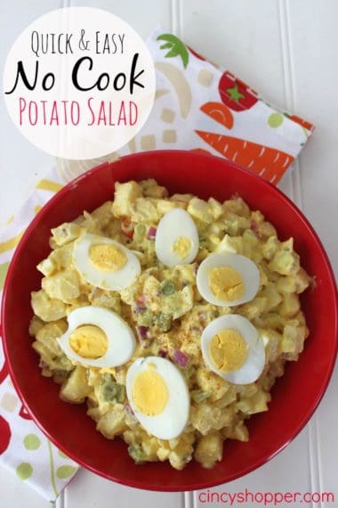 Quick & Easy No Cook Potato Salad Recipe - CincyShopper
