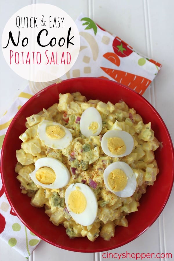 Quick and Easy No Cook Potato Salad