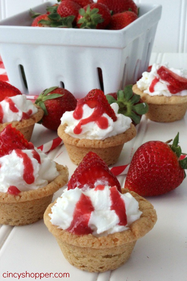Strawberry Shortcake Cookie Cups Recipe 2