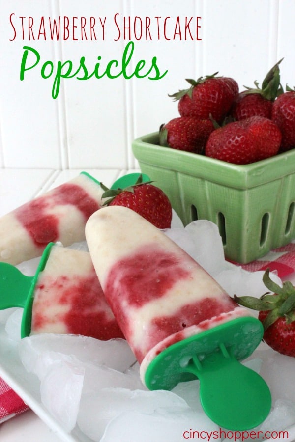 Strawberry Shortcake Popsicles Recipe