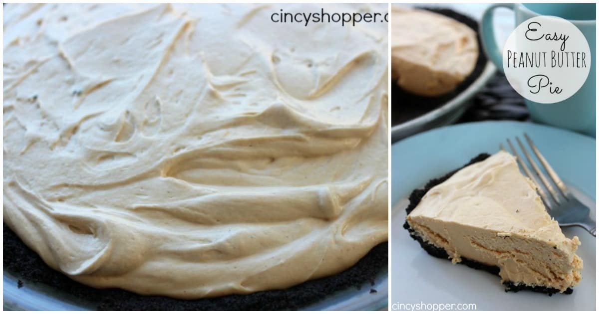 Easy Peanut Butter Pie Recipe - CincyShopper