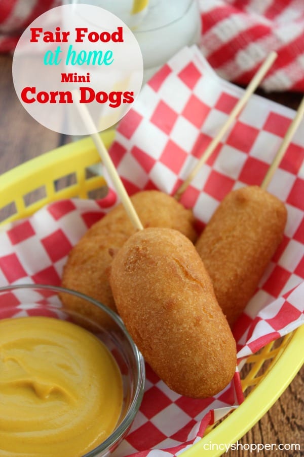 Fair Food at Home Mini Corn Dogs Recipe