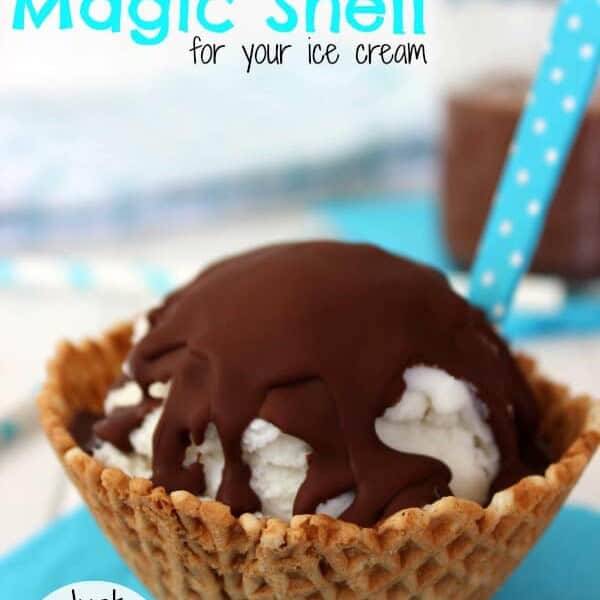 Homemade Magic Shell Recipe for Ice Cream - CincyShopper