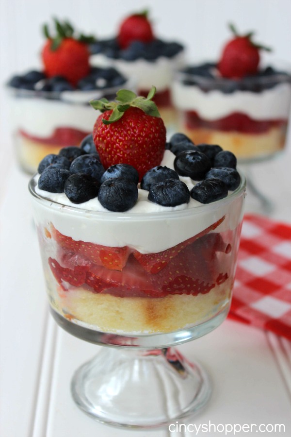 Patriotic Trifle for July 4th