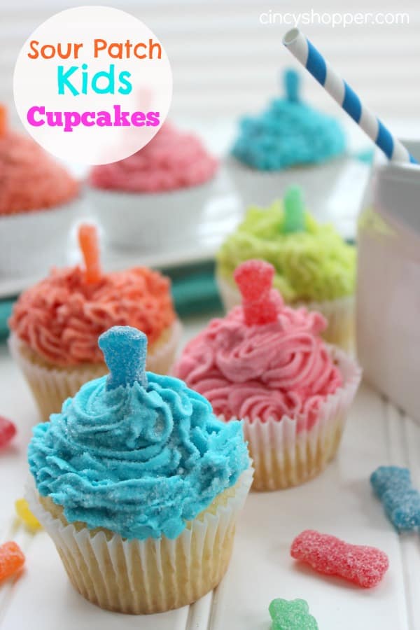 Sour Patch Kids Cupcakes Recipe