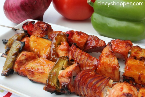 Chicken and Pineapple Kabobs Recipe- Great for summer grilling. Super Easy. Filled with sweet and tangy flavors.