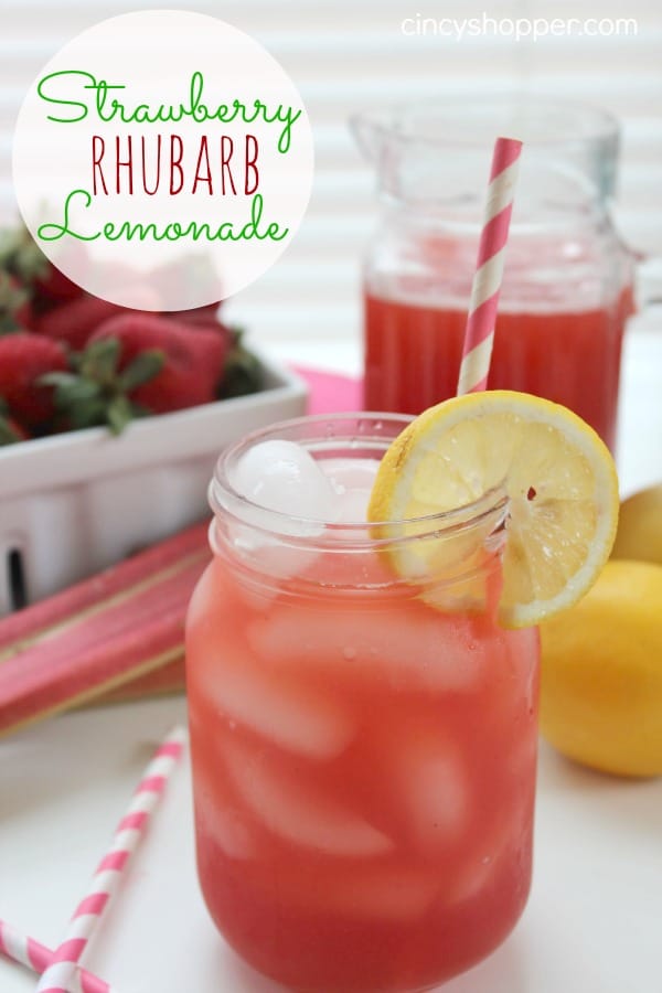 Strawberry Rhubarb Lemonade Recipe