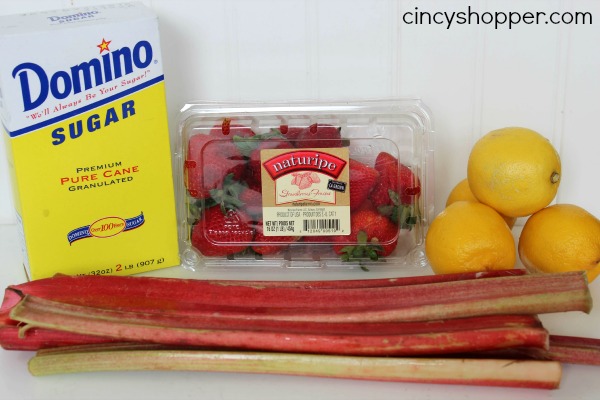 Strawberry Rhubarb Lemonade