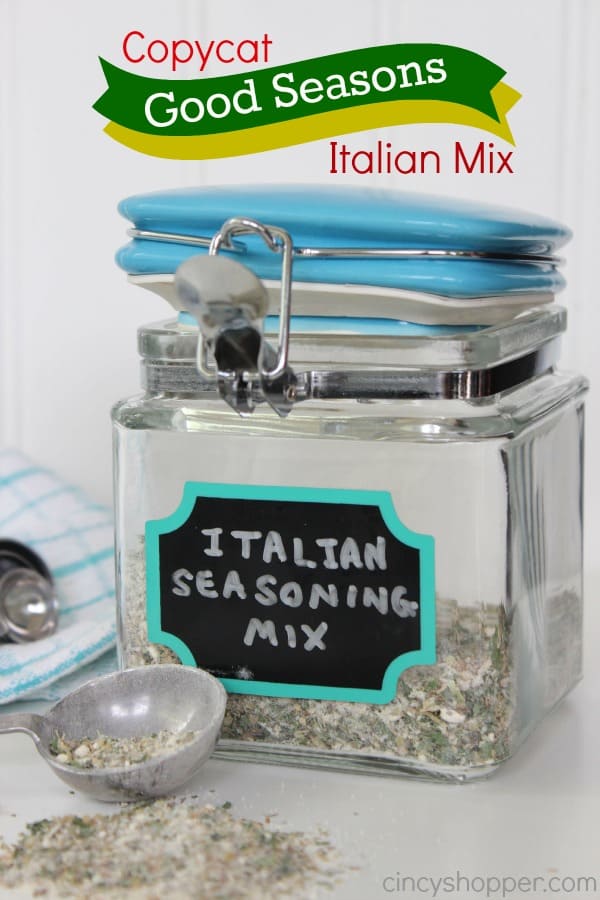 Copycat Good Seasons Italian Mix Recipe