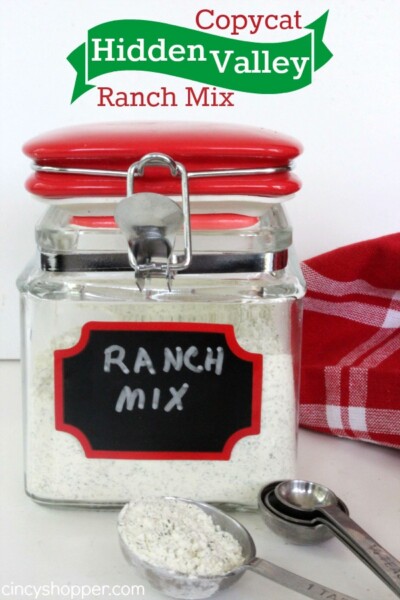 Copycat Hidden Valley Ranch Mix Recipe - CincyShopper