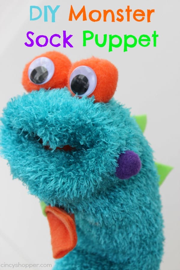 DIY Monster Sock Puppet 1