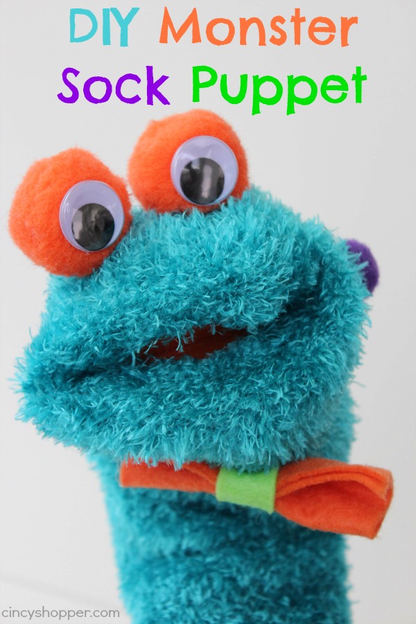 DIY Monster Sock Puppet 2