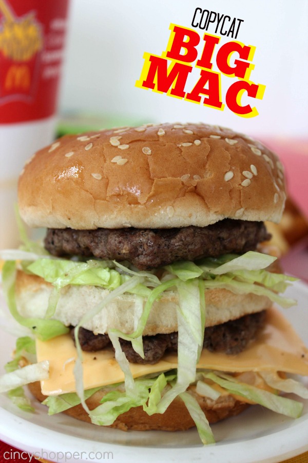 Copycat Big Mac Recipe 1