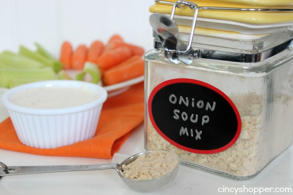 Copycat Lipton Onion Soup Mix - Easy to make homemade. Great to use for dips, cooking and more!