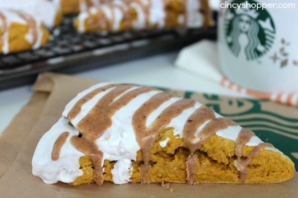 Copycat Starbucks Pumpkin Scone Recipe - Make your favorite fall scone right at home.