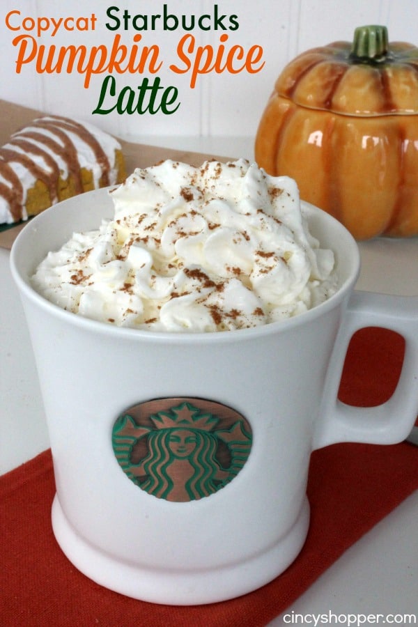 Text on image Copycat Starbucks Pumpkin Spice Latte 