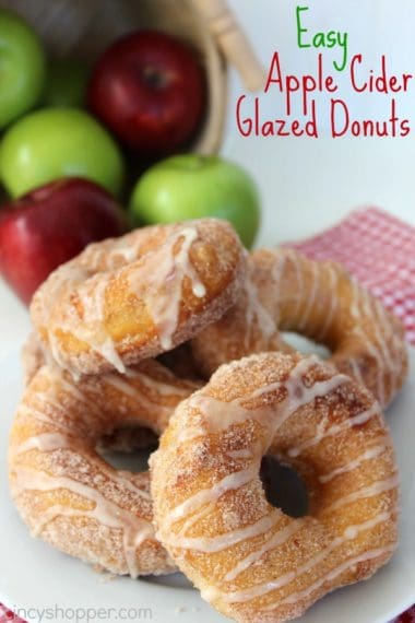 Easy Apple Cider Glazed Donuts Recipe - CincyShopper