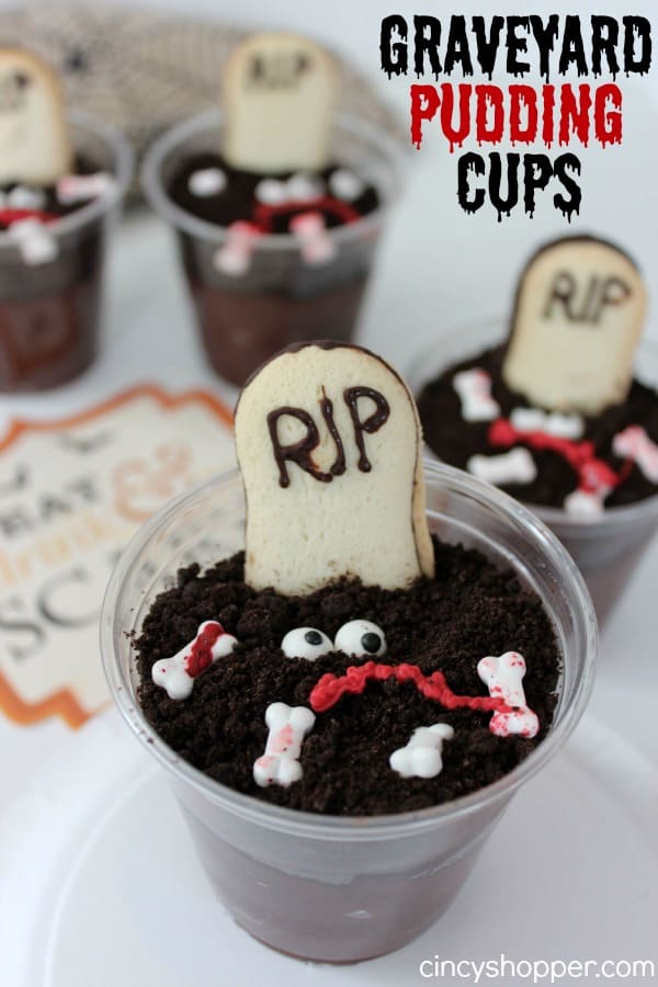 Graveyard Pudding Cups Recipe
