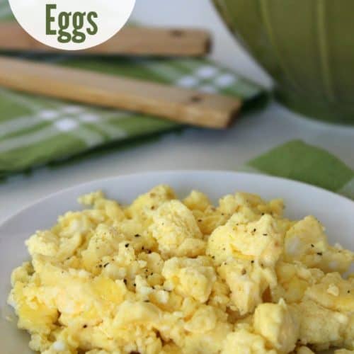 Scrambled eggs in deals oven