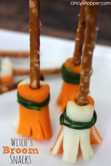 Witch's Broom Snacks for Halloween - CincyShopper