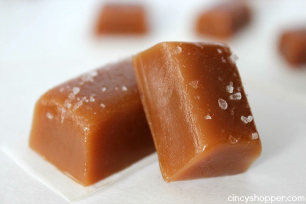 Salted Caramels- So tasty. Makes for a great Christmas gift. Make a batch, wrap them individually and gift in a jar, tin or box.