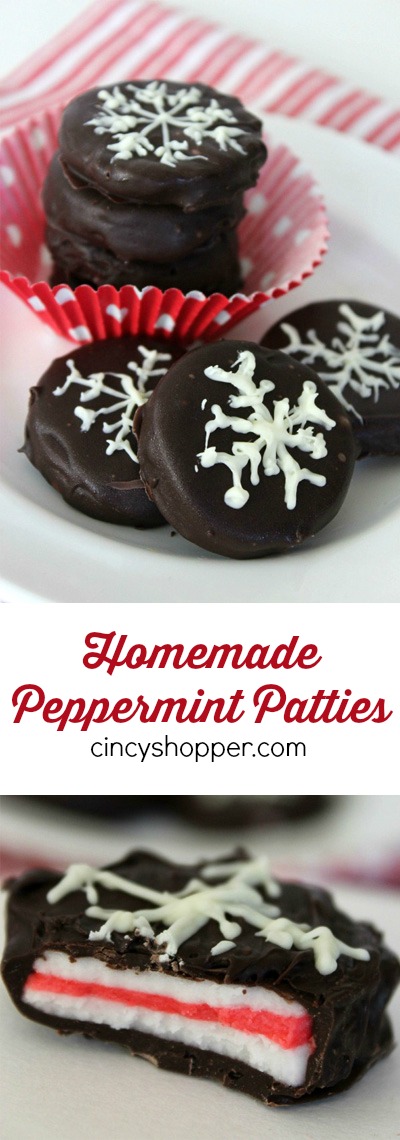 Homemade Peppermint Patties Recipe- These peppermint patties are great to enjoy yourself or for gifting this holiday season. Super quick and so simple to make right at home.