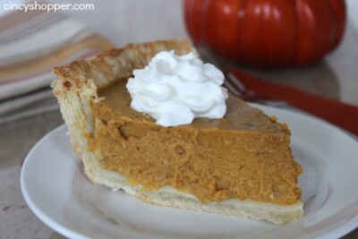 Pumpkin Pie Recipe - CincyShopper